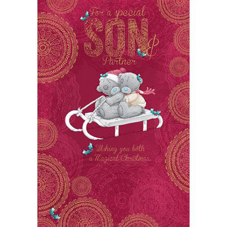 Son And Partner Me to You Bear Christmas Card £3.59